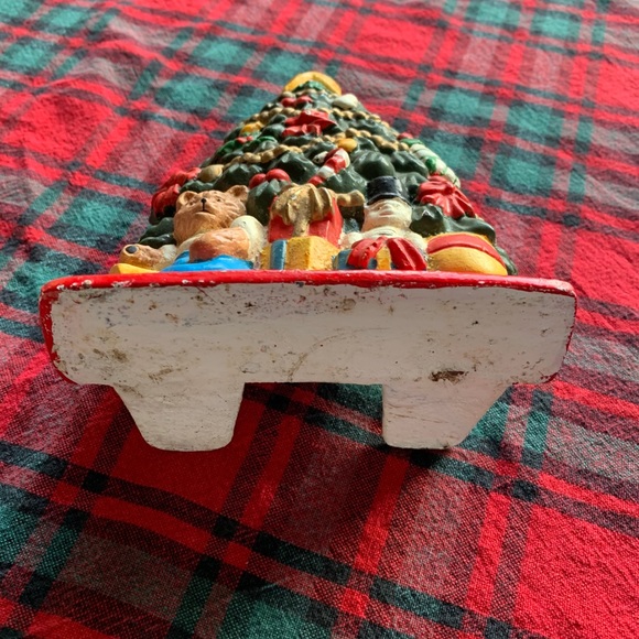 Cast Iron Door Stop Christmas Door - Picture 11 of 14